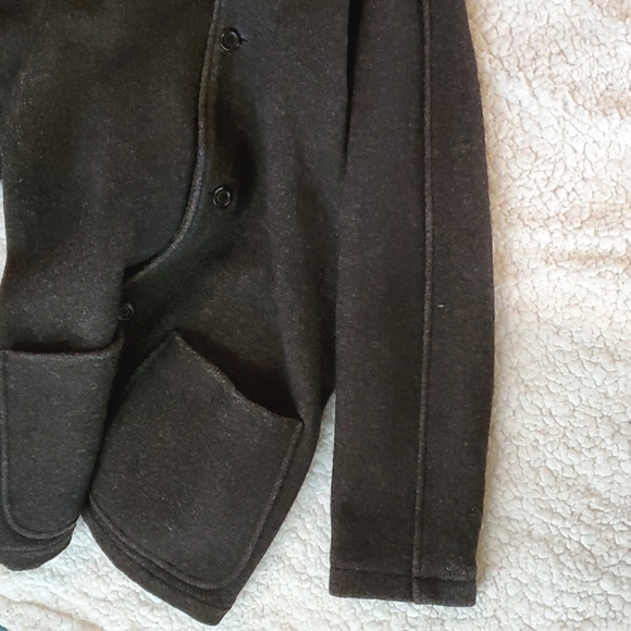 Robert Comstock Vertical wool coat - Picture 5 of 7